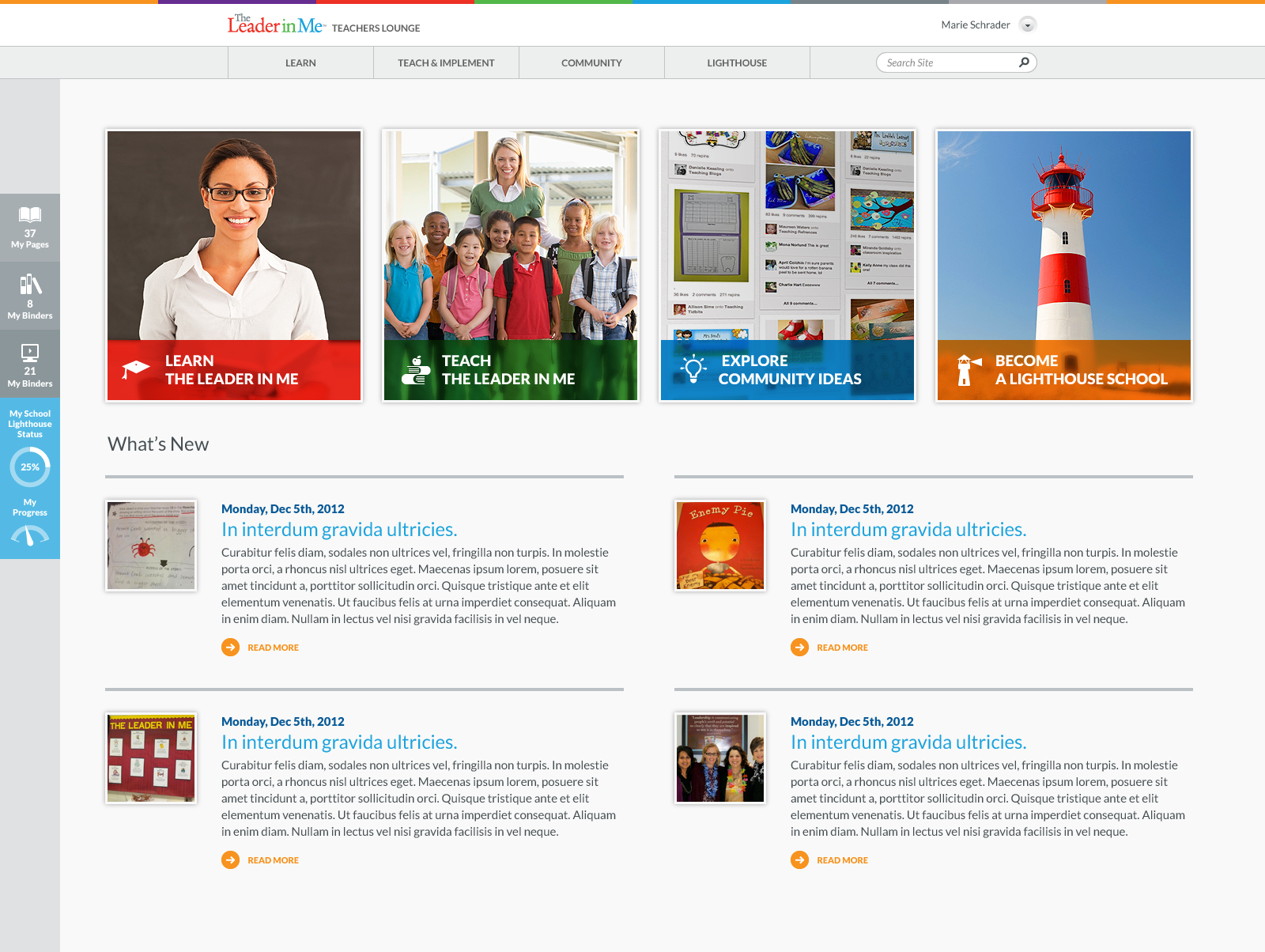 The Leader In Me: Teacher's Lounge